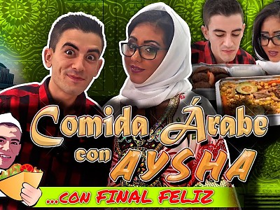 Aysha y Jordi el niño polla